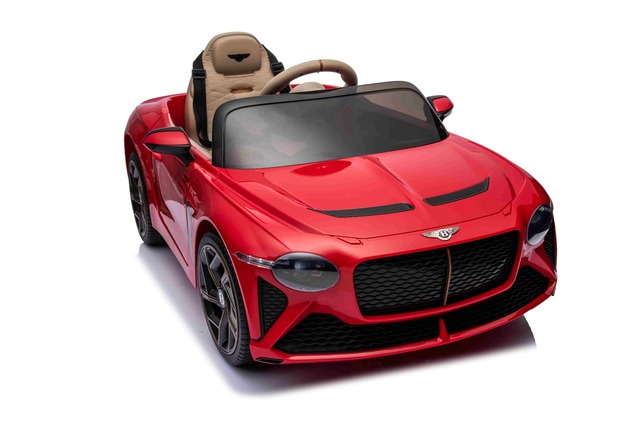 Elektrické autíčko Bentley Bacalar 12V, červené, Dvere otvárajúce sa nahor, 2.4 GHz diaľko