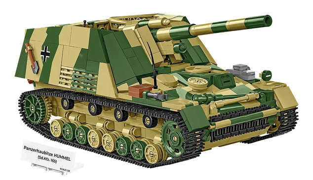 Cobi 2663 World War II Panzerhaubitze HUMMEL, 1:28, 1118 k, 2 f