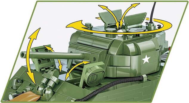Cobi II WW M4A3 Sherman, 838 k, 2 f