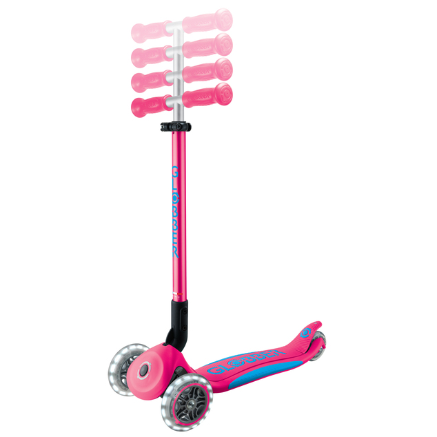 Globber detská skladacia kolobežka Elite Lights Fuchsia