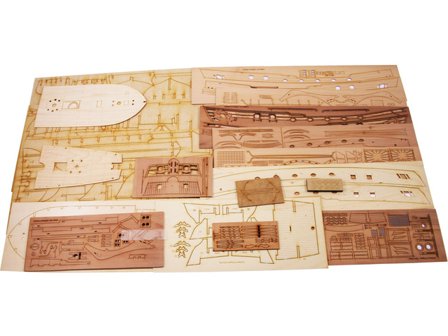 Vanguard Models Duchess of Kingston 1778 1:64 kit