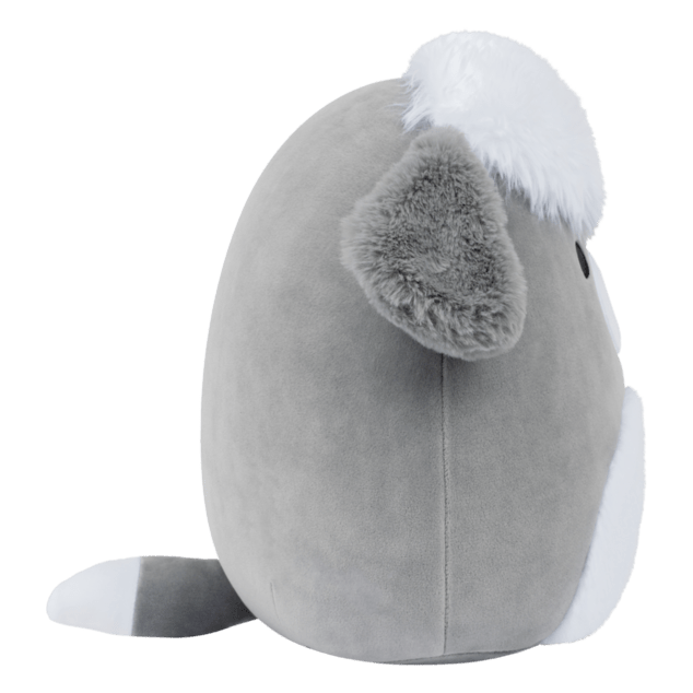 SQUISHMALLOWS Sivo-biely ovčiarsky pes - Arnold, 13 cm