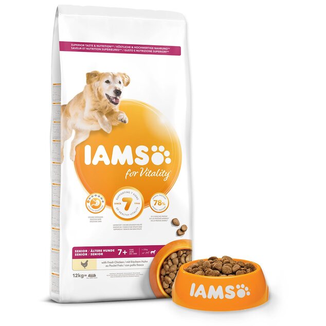 IAMS Dog Senior Large Chicken 12kg