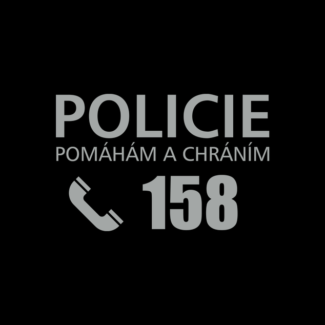 Detský kostým policajt s čiapkou s českou potlačou  (S)