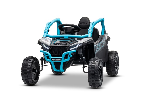 Elektrické autíčko Kawasaki TERYX KRX 1000 12V, modré, jednomiestne, odpružená zadná nápra