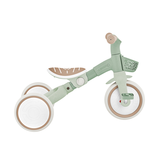 Globber detské odrážadlo trojkolesové - Learning Trike 3in1 PLUS Ecologic Pistachio