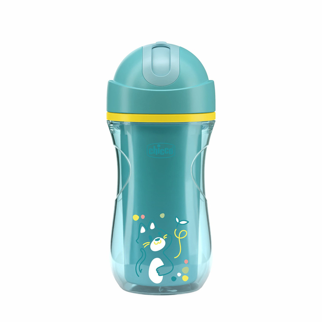 Chicco Tazza Sport con cannuccia teal, 14m+