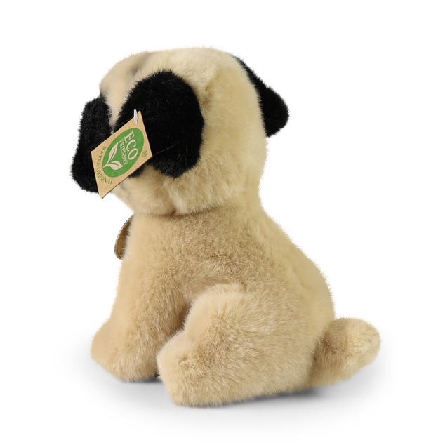 Plüschhund Mops 18 cm ECO-FRIENDLY