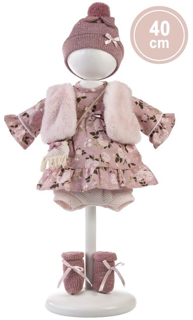 Llorens 540L LUCIA - realistická bábika s mäkkým látkovým telom - 40 cm