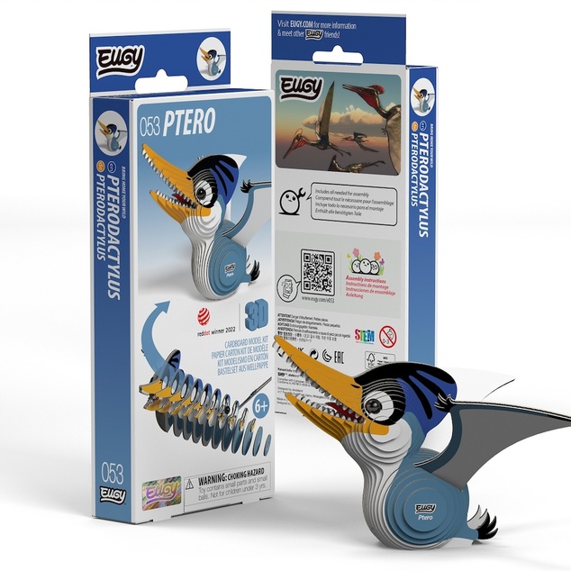EUGY Pterodattilo 3D puzzle di cartone