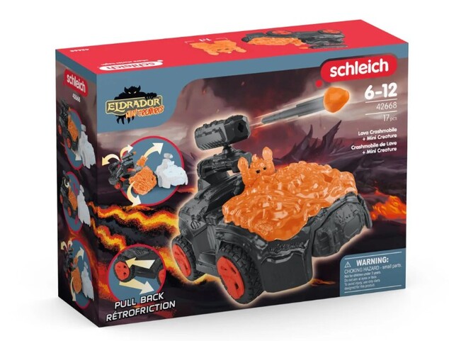 Schleich Lávový CrashMobile s mini figúrkou Mini Creature