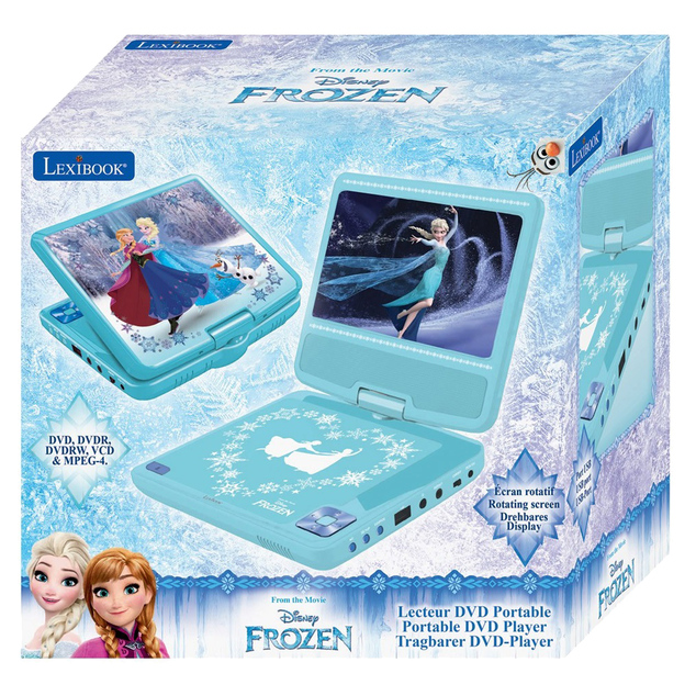 Lexibook Tragbarer DVD-Player 7" Frozen