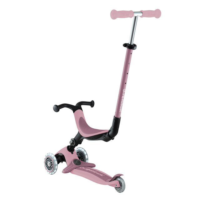 Globber Detská kolobežka Go up active lights ecologic Berry