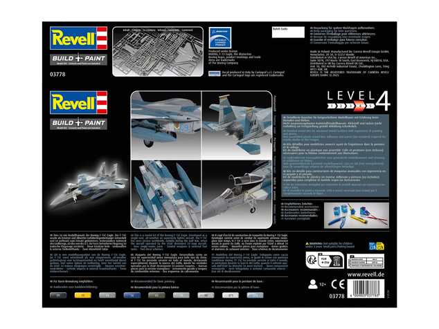 Plastic ModelKit repülőgép 03778 - Boeing F-15C Eagle (1:72)
