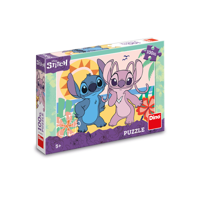 Puzzle Stitch na pláži 100 XL dielikov