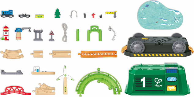Hape Eco Energy vonatpálya dobozban
