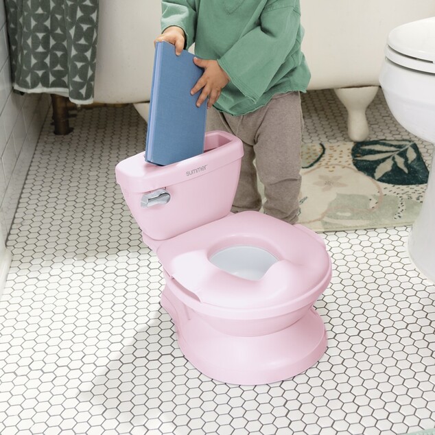 INGENUITY Kinder-Toilette mit Geräusch My Size™ Rosa