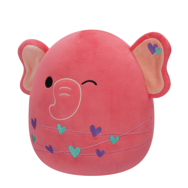 SQUISHMALLOWS Ružový slon - Kyla, 13 cm