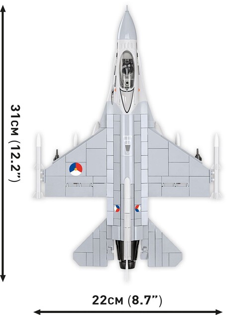 Cobi Forțele Armate F-16 AM Fighting Falcon, 1:48, 425 k, 1 f