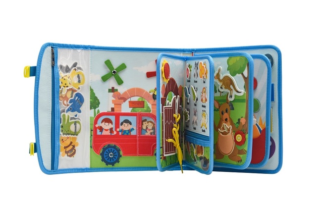 2Kids Toys Libro busy sensoriale Zaino