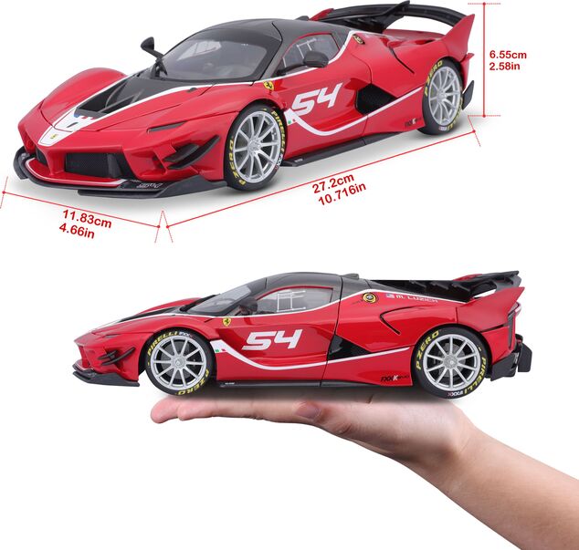 Bburago 1:18 Ferrari Signature Serie FXX-K EVO No.54 (rot)