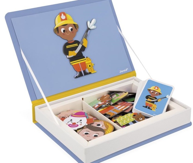Janod Magnetibook Povolania Magnetická kniha pre deti