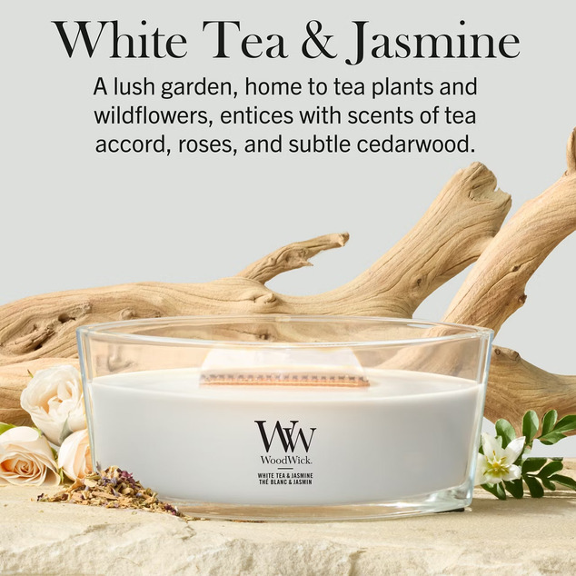 WW Kerze Boot Weißer Tee &amp; Jasmin
