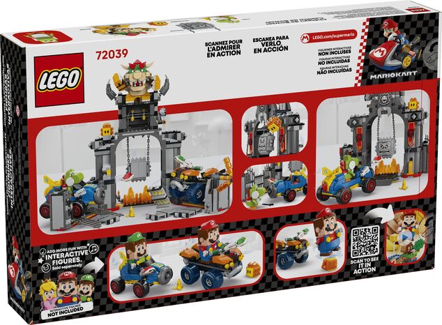 LEGO® Super Mario 72039 Mario Kart™ – Bowser und sein Schloss