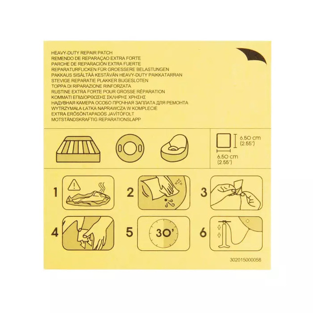 Bestway Opravná sada na bazény 6.5cm x 6.5cm