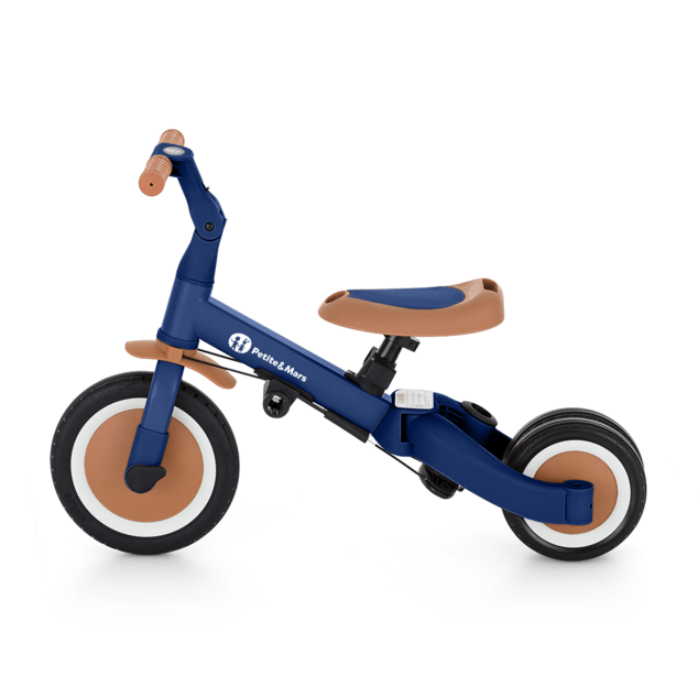 PETITE&amp;MARS Trojkolka multifunkčná 5v1 Turbo Enigmatic Blue
