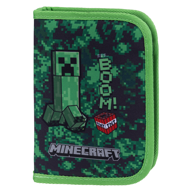 BAAGL SET 3 Zippy Plus Minecraft Boom: cartella, astuccio, sacchetto