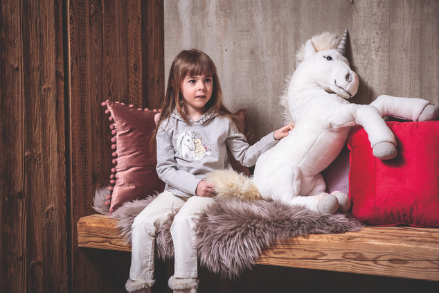 STEIFF Originals Starly dangling unicorn, white 70cm plyšová hračka