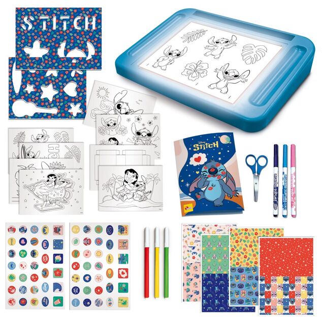 Stitch Zeichentafel mit Beleuchtung
