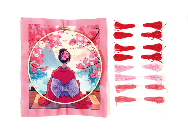 GRAINE CREATIVE Komplet punch needle Kimono