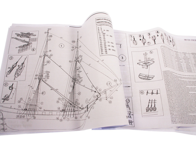 MAMOLI Swift 1776 1:70 komplet