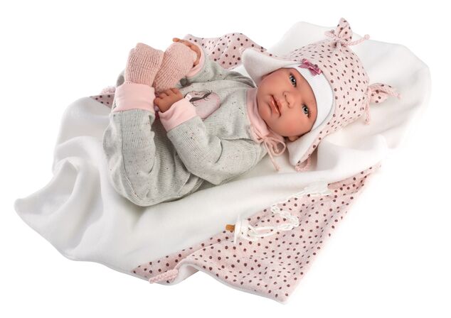 Llorens M844-60 oblečenie pre bábiku NEW BORN veľkosť 43-44 cm