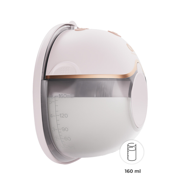 KINDERKRAFT Pumpica za majčino mlijeko Single Hands-free Mamaflow Gold