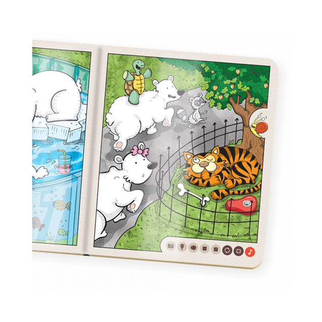 Albi Kúzelné čítanie Kniha Zvieratká v ZOO