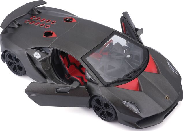 Bburago 1:24 Plus Lamborghini Sesto Elemento Metallic Grau