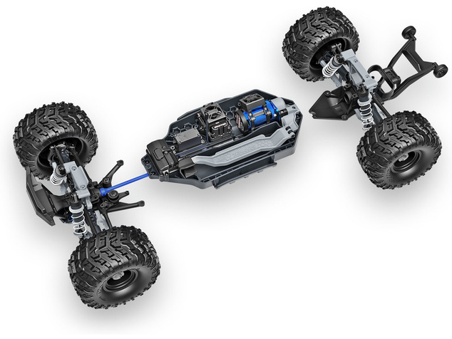 Traxxas Stampede 4x4 1:10 VX3 RTR portocaliu