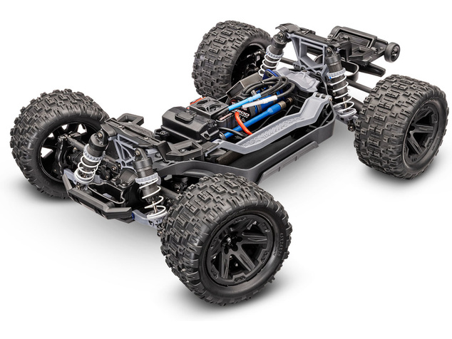 Traxxas Rustler 4x4 1:10 VX3 RTR albastru