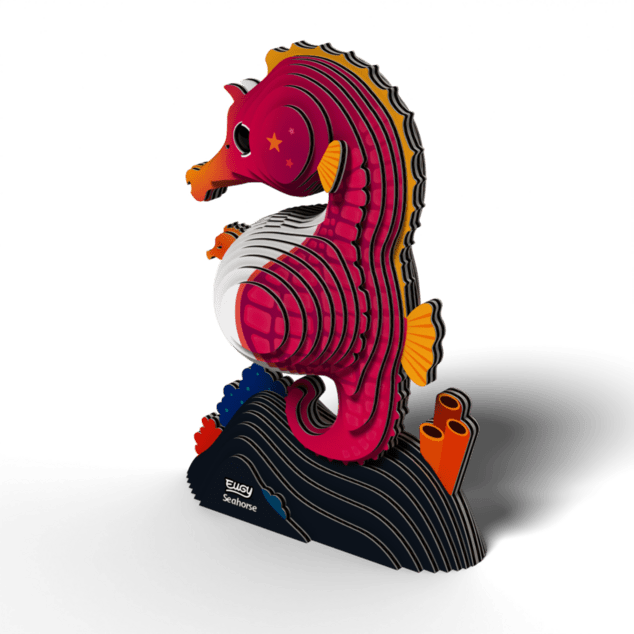 EUGY Seepferdchen 3D Kartonbausatz