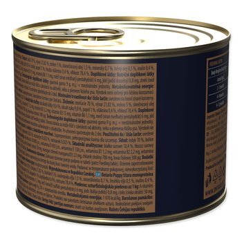 Konzerva Ontario Puppy monoprotein morčacie paté s mrkvou 200g