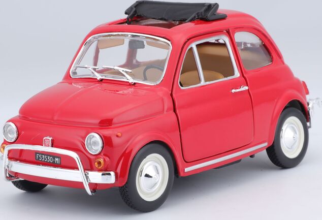 Bburago 1:24 Fiat 500L (1968) Rot