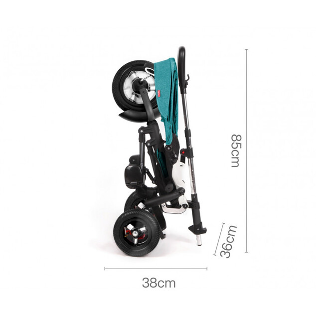 QPLAY Trojkolka Rito air gel (Rubber) Grey