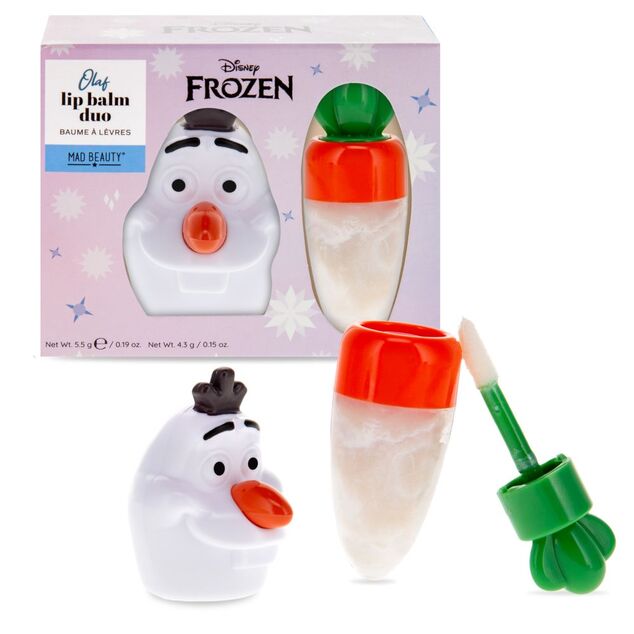 Mad Beauty Ajakápoló szett Frozen 2x ajakbalzsam 5,5g és 4,3g