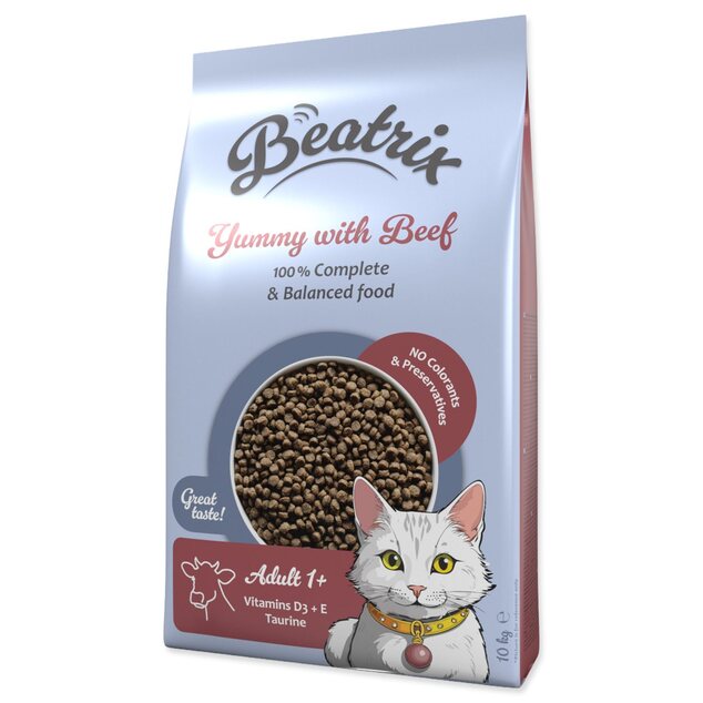 Krmivo Beatrix Adult s hovädzím mäsom 10kg