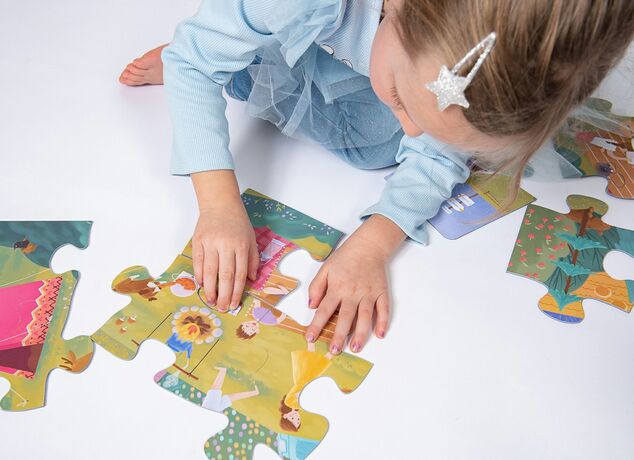KukiKuk 80052 Veľké puzzle Na výlete