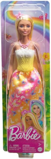 Mattel Barbie Rozprávková princezná - žltá