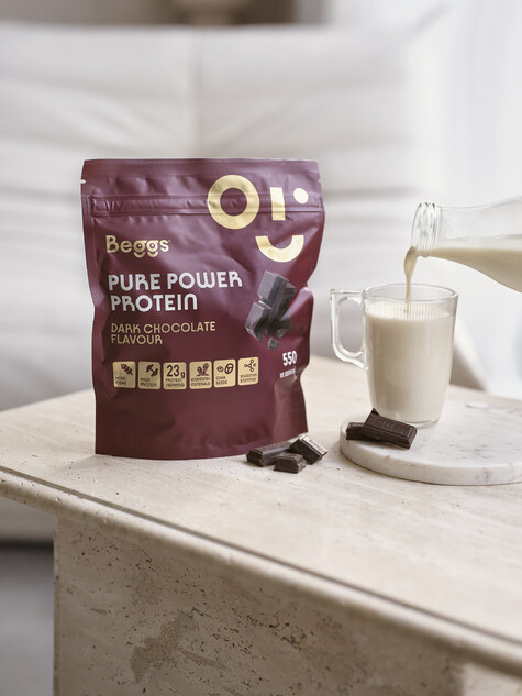 Beggs Pure Power Protein Dark Chocolate (550 g)